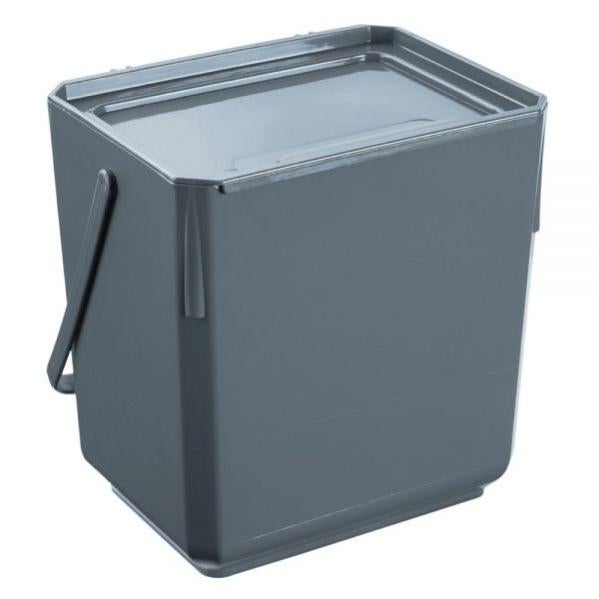 Contenitore Per Raccolta Differenziata KEEPER ECO, Per Compostaggio Plastica D 19 X 14 5 X 20 5 Grigio 84440083
