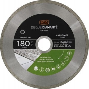 Disque diamant ULTRA CÉRAM D. 85 x 22,23 x H 7 mm Grès céram / faïence 