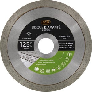 Disque Diamante Carrelage/ceramique/faience/gres Cerame FC - O 125