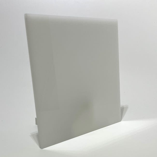 Plaque de Plexiglass Rond Blanc - Ép. 2 ou 4 mm - Disque Rond PMMA