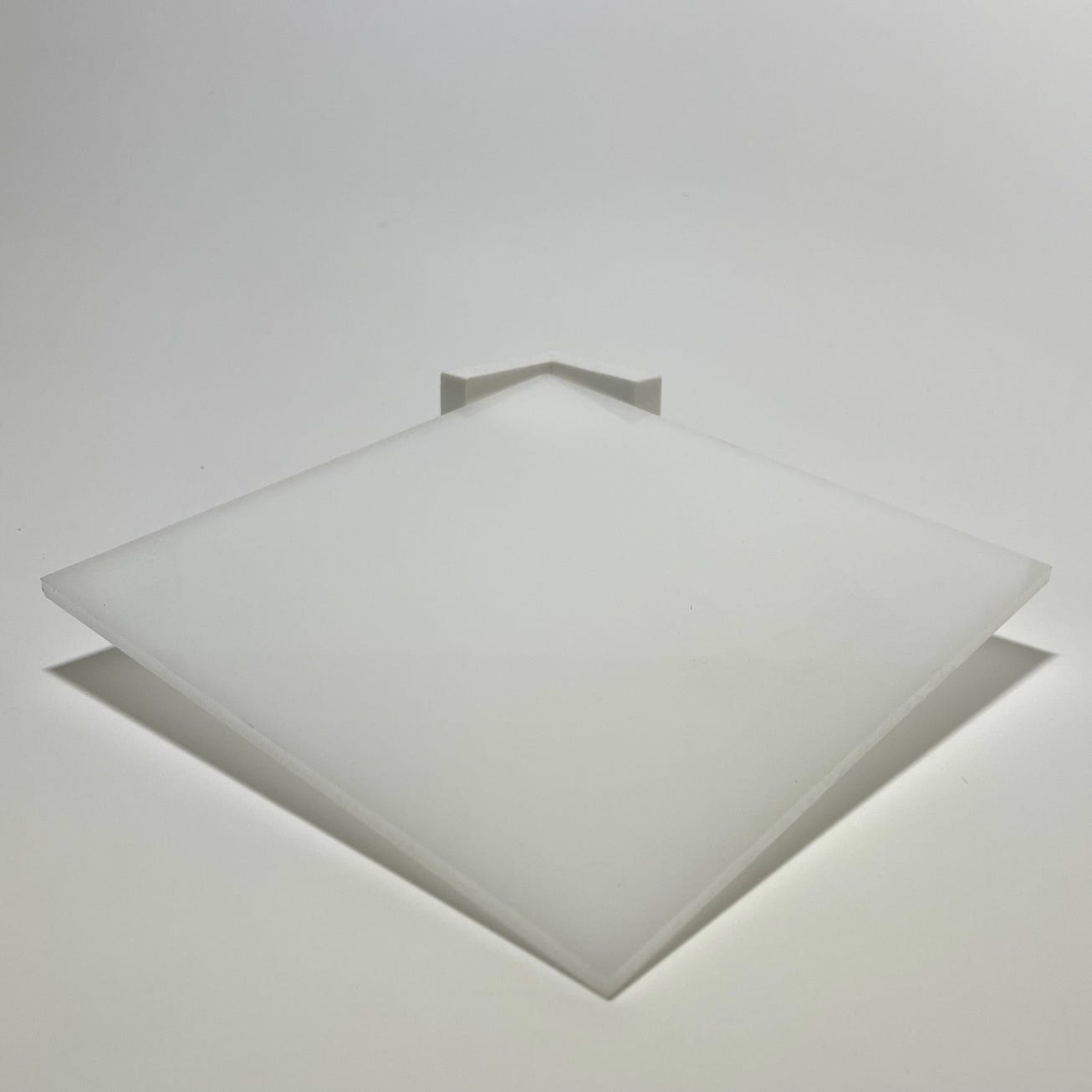 Plaque Plexigglas 1 mm. Feuille de verre acrylique. Plexigglas transparent.  Verre synthétique. Plaque PMMA XT. Plexigglas extrudé - 10 x 10 cm (100 x  100 mm)
