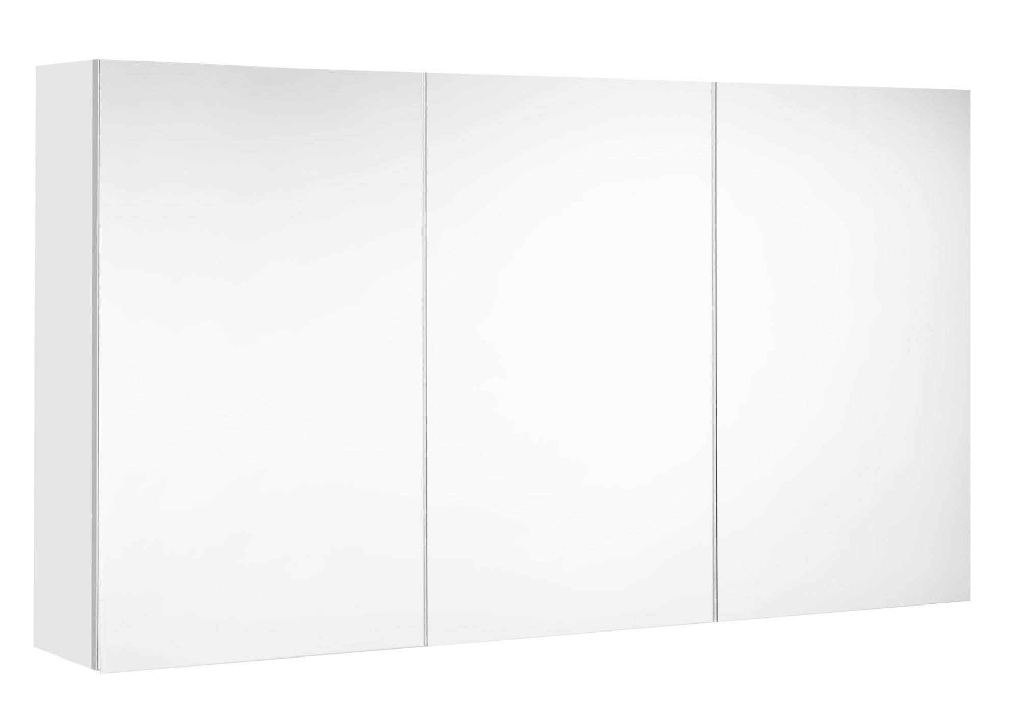 Armoire De Toilette Miroir 120 Cm Avec éclairage Armoire de toilette avec miroir et prise LOOK 120 cm blanc alpin