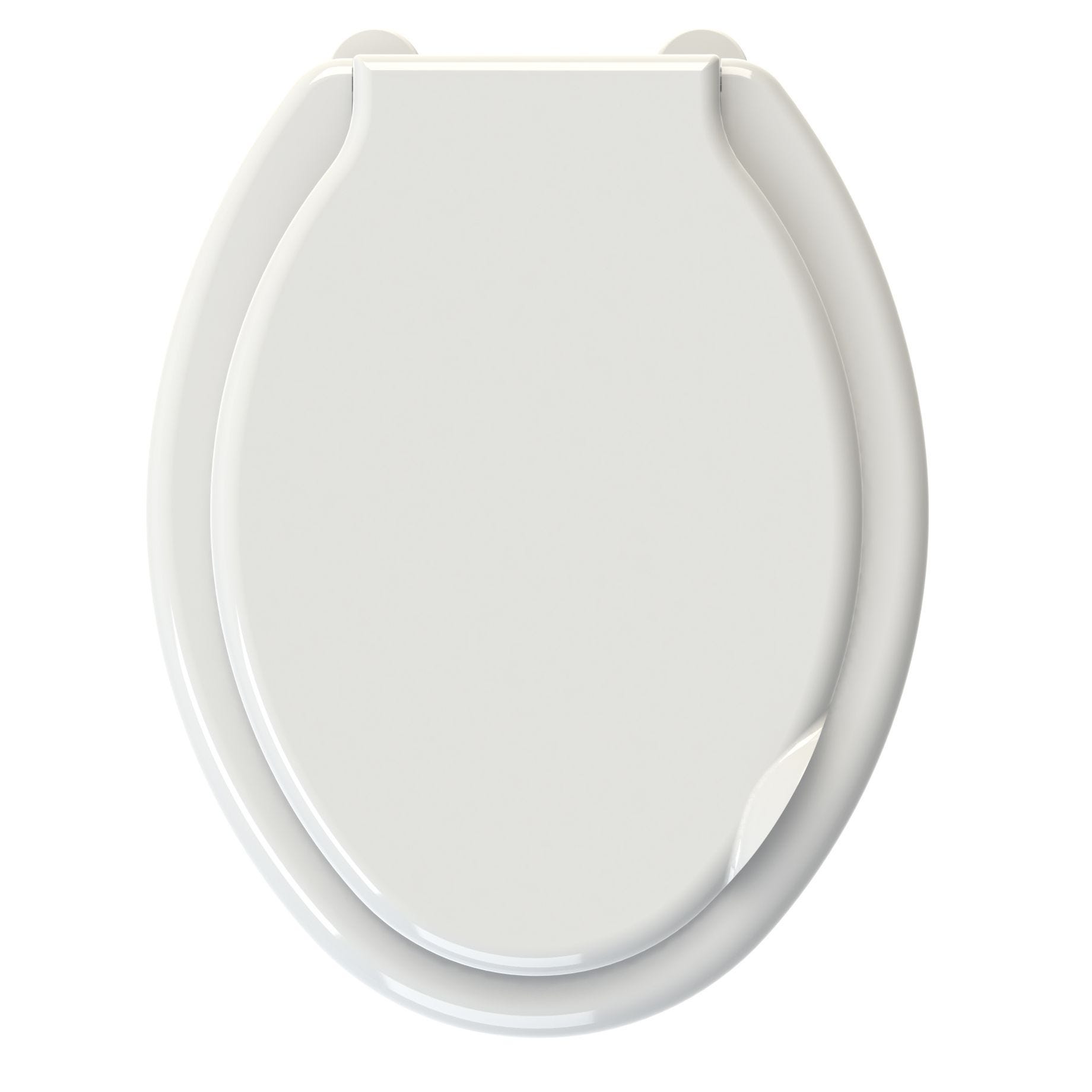 Abattant WC Allibert Slimeo en Thermodur coloris blanc brillant