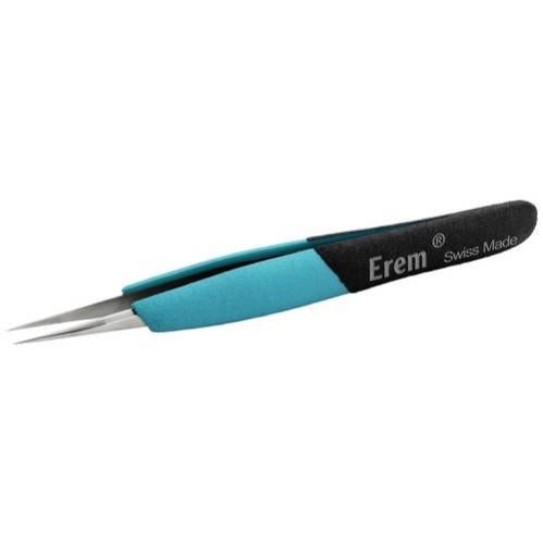 Weller Erem® 2442P Antistatique (ESD) Pince à Becs Plats Plate Acier à