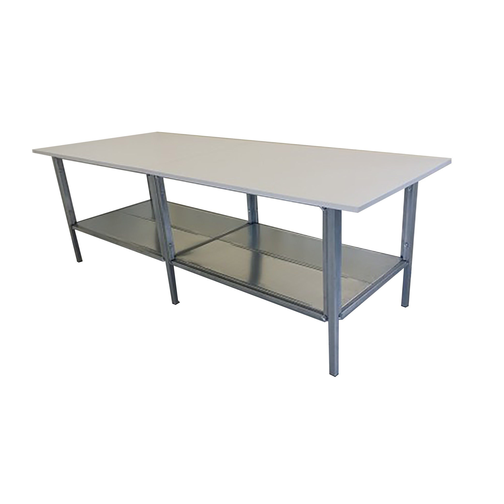 Mesa de Trabajo con Estructura de Acero Galvanizado