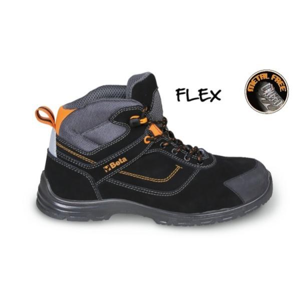N 40 BETA - SCARPE ANTINFORTUNISTICHE ALTE PELLE FLEX S3 BLACK LAVORO  ANTINFORTUNISTICA SICUREZZA | Leroy Merlin