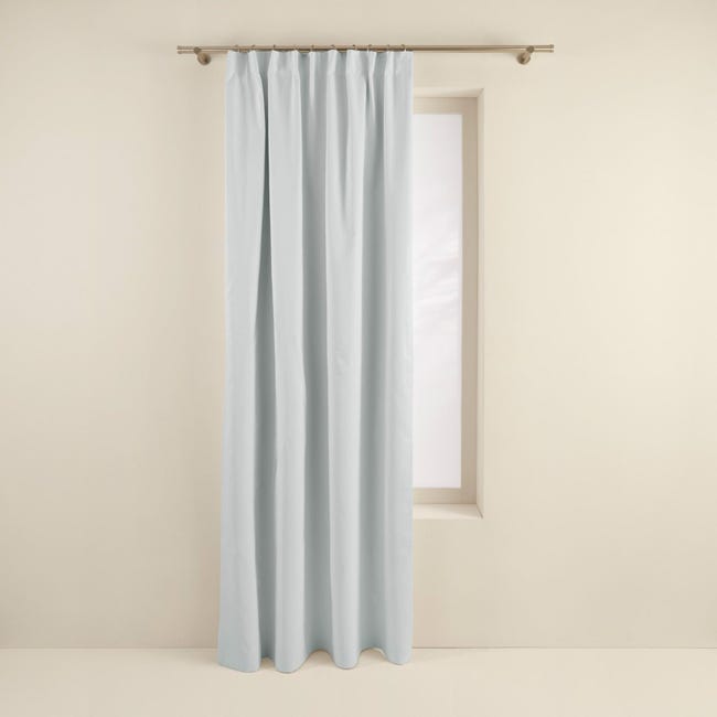 Rideau Occultant à galon fronceur OCCULTANT 145x280 cm | Leroy Merlin rideau phonique galon fronceur