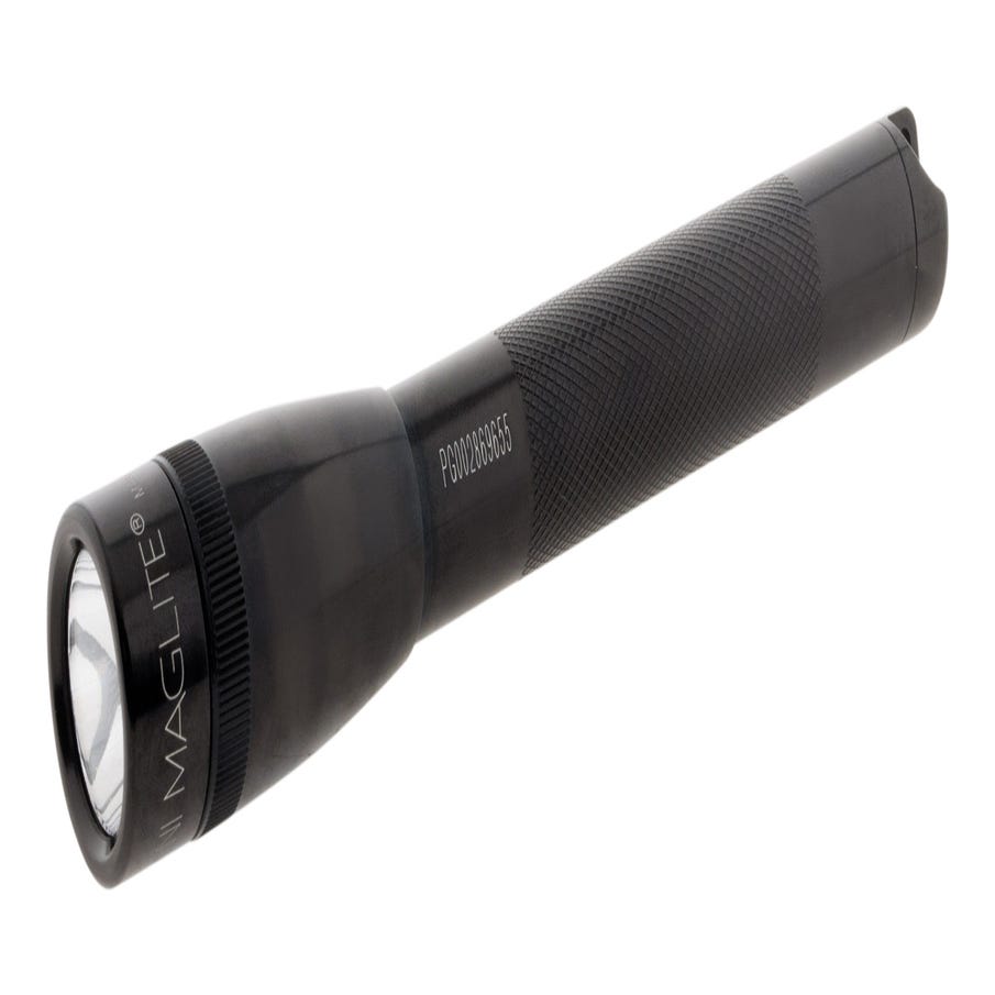 Lampe torche compacte Maglite LED SP2P 2 piles AA 16.7 cm - Noir