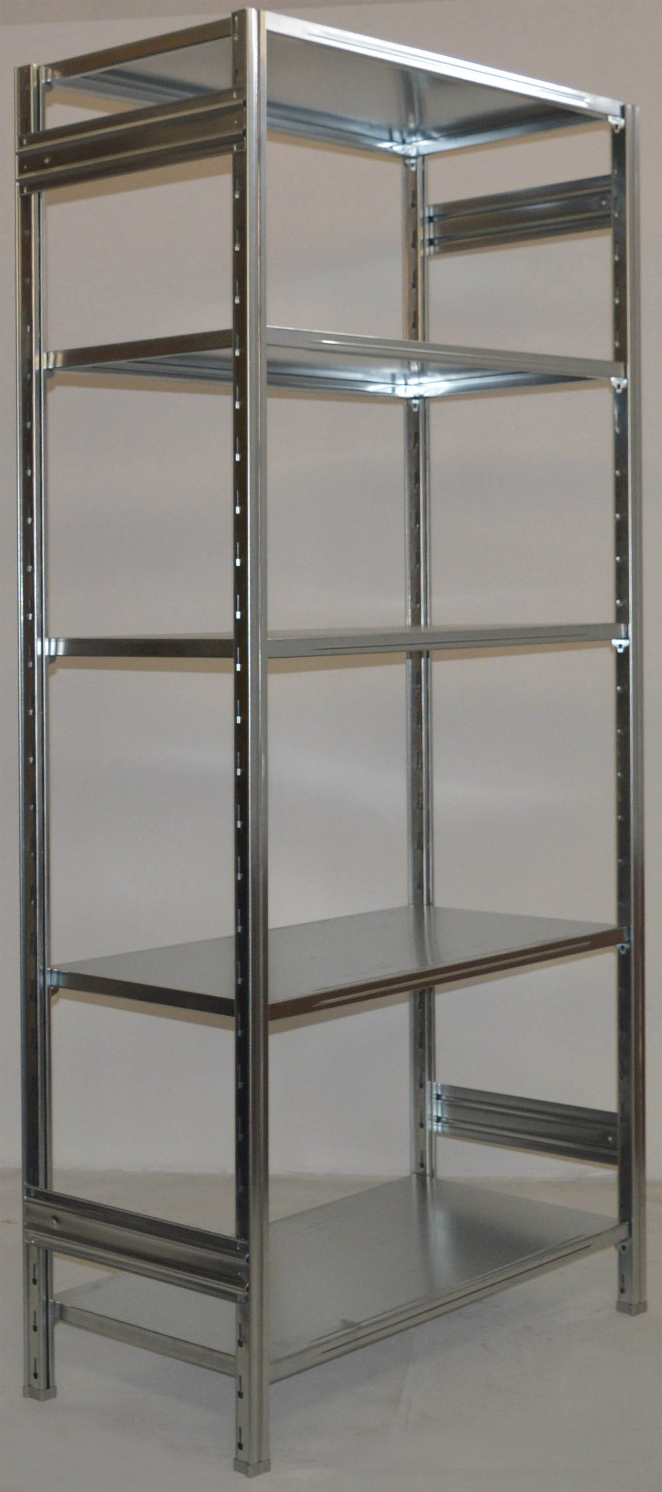 Almacén de metal galvanizado estantería cm. 80x70x242h