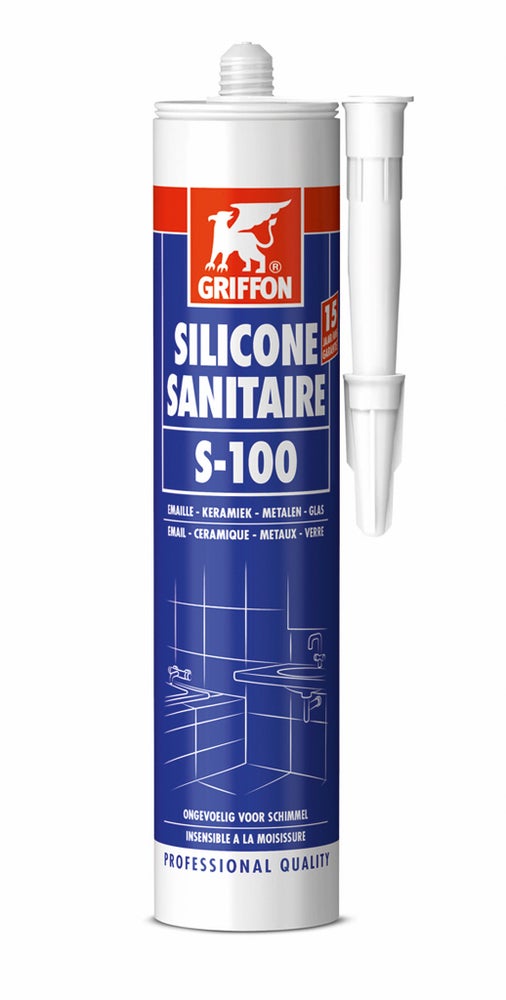 MASTIC SILICONE ACETIQUE 300ML BLANC