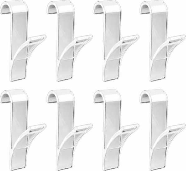 Porte-Serviettes Radiateur Suspendu 35cm Métal Blanc - Polyvalent Avec Crochets, Sans Perforation