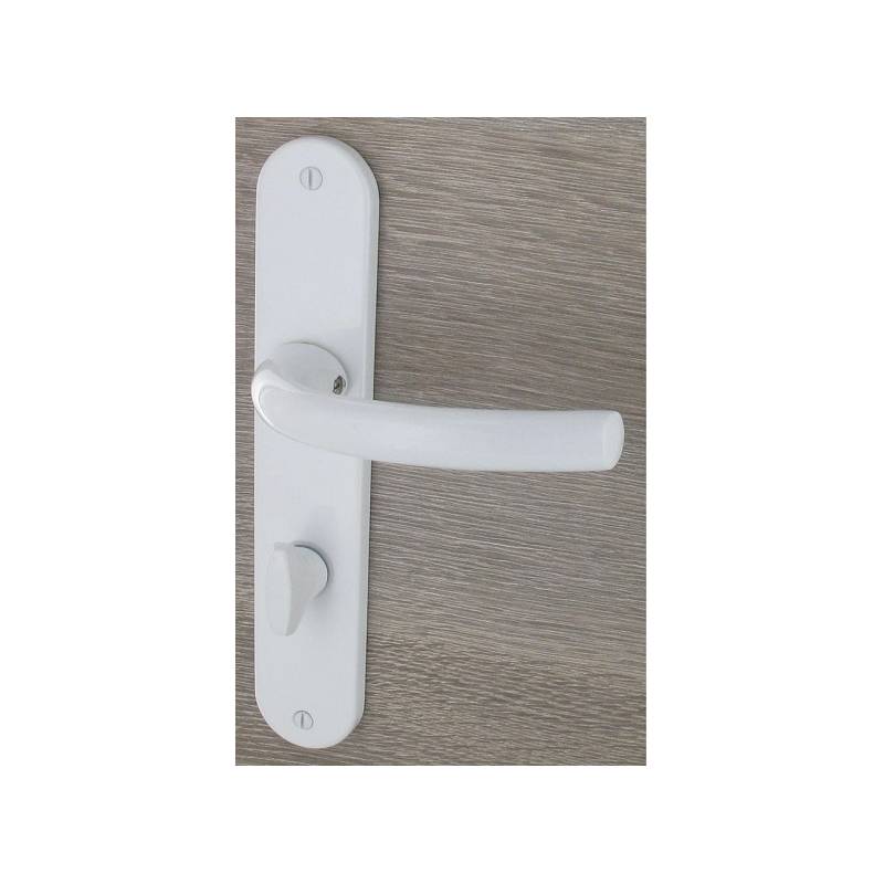 Maniglie Per Porta In Alluminio Laccato Bianco Dimensioni: 220x40 Mm ...