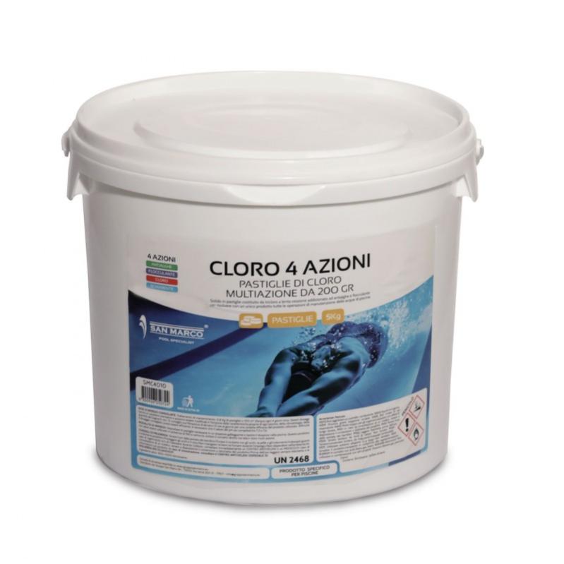 CLORO TRICLORO MULTIFUNZIONE IN PASTIGLIE KG.1 ACQUA CLEAN PER PISCINE