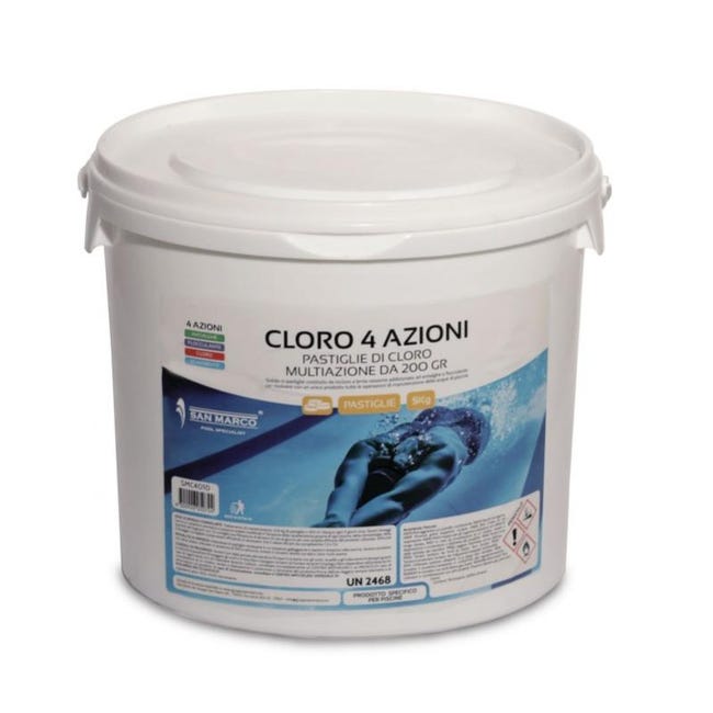 CLORO TRICLORO MULTIFUNZIONE IN PASTIGLIE KG.1 ACQUA CLEAN PER PISCINE CLORO TRICLORO MULTIFUNZIONE IN PASTIGLIE KG.1 ACQUA CLEAN PER PISCINE
