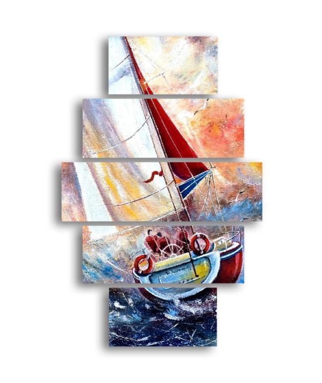 Acquastilla 116588 Square Rosette, Multi-Coloured