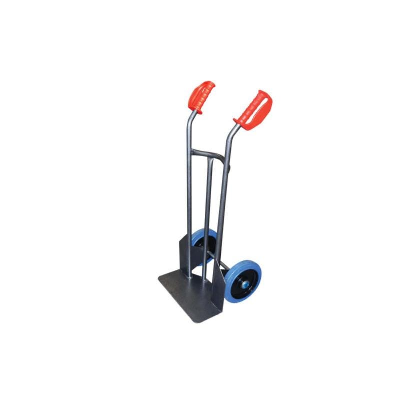 Diable acier pour chantier - Tout terrain - Roues gonflables - Charge Diable acier pour chantier - Tout terrain - Roues gonflables - Charge