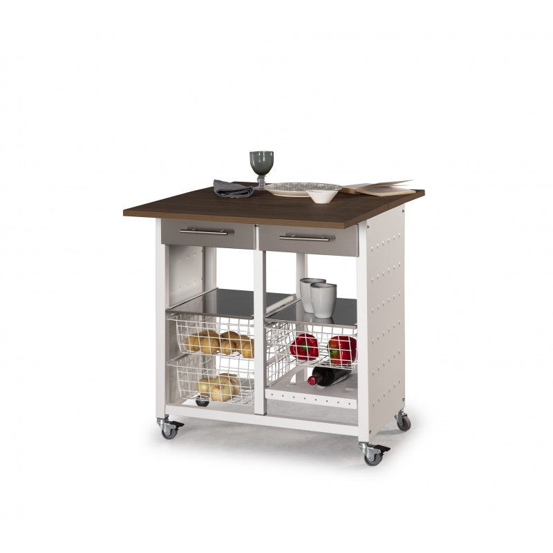 MK-0720484 - Carrello cucina Duo noce - Eurostar