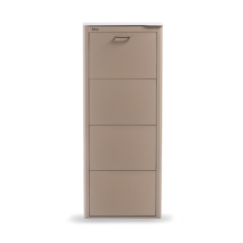 Mueble zapatero metálico KIBO, 4 Compartimentos, 3 colores Leroy Merlin