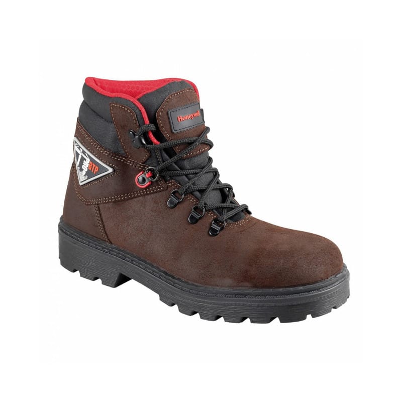 Chaussures de s curit hautes PRO BTP marron BACOU HONEYWELL S3