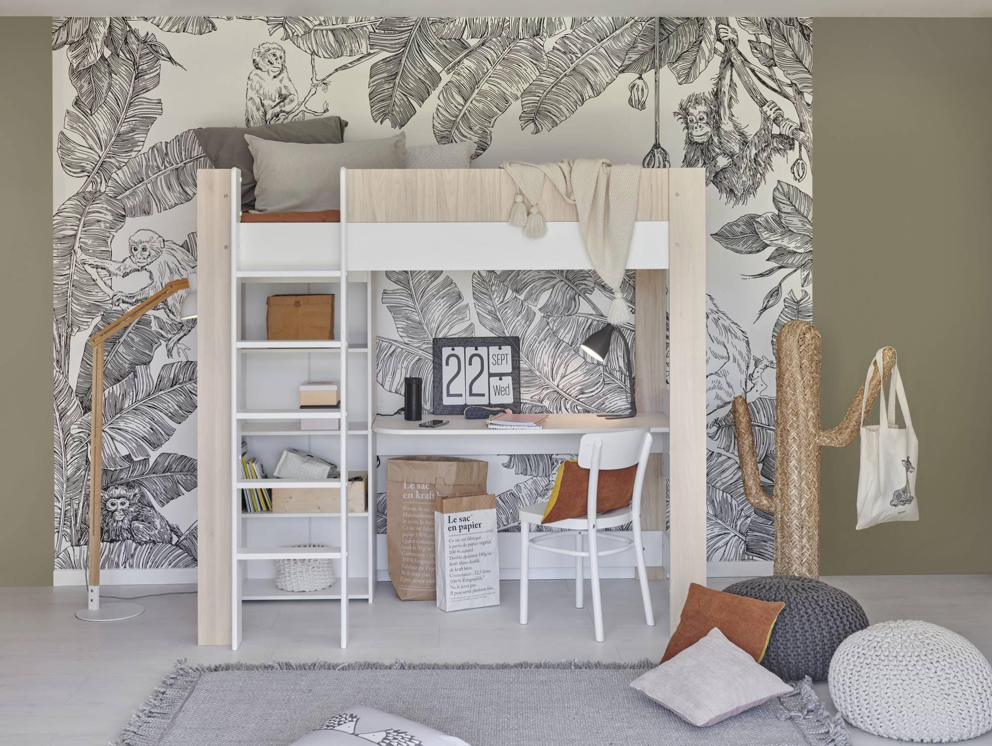 Lit mezzanine Simon CAMIF-- | Leroy Merlin
