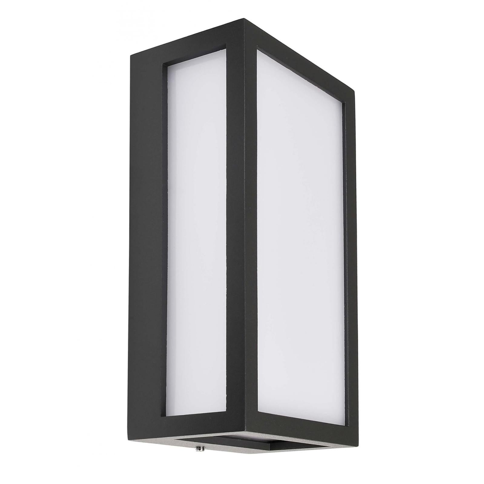 Applique Da Parete Esterna PAN EST 169 LED - Grigio - IP54 - Attacco E27 3 Lati