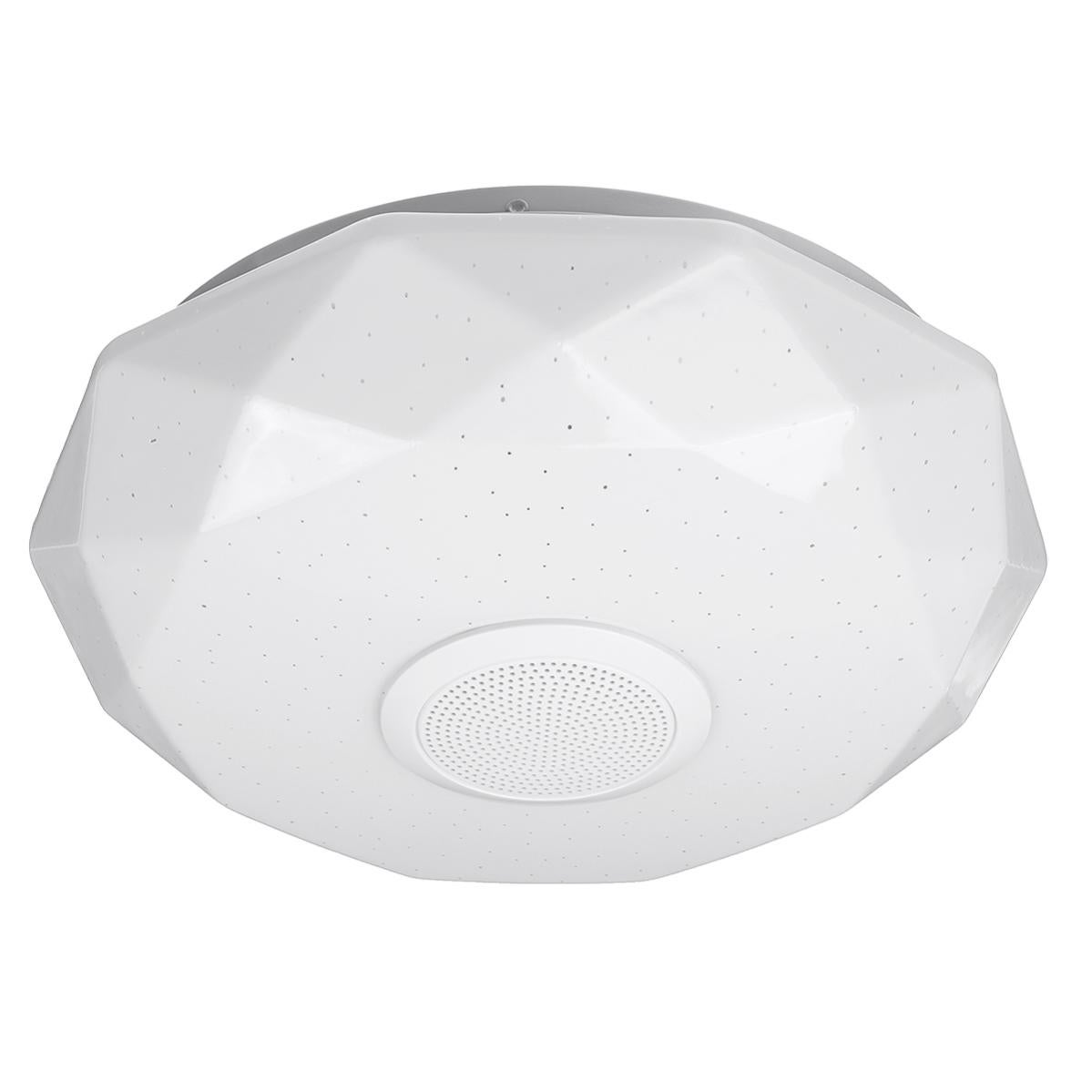 Plafoniera LED RGB bianca D.30cm Bluetooth e telecomando | Leroy Merlin
