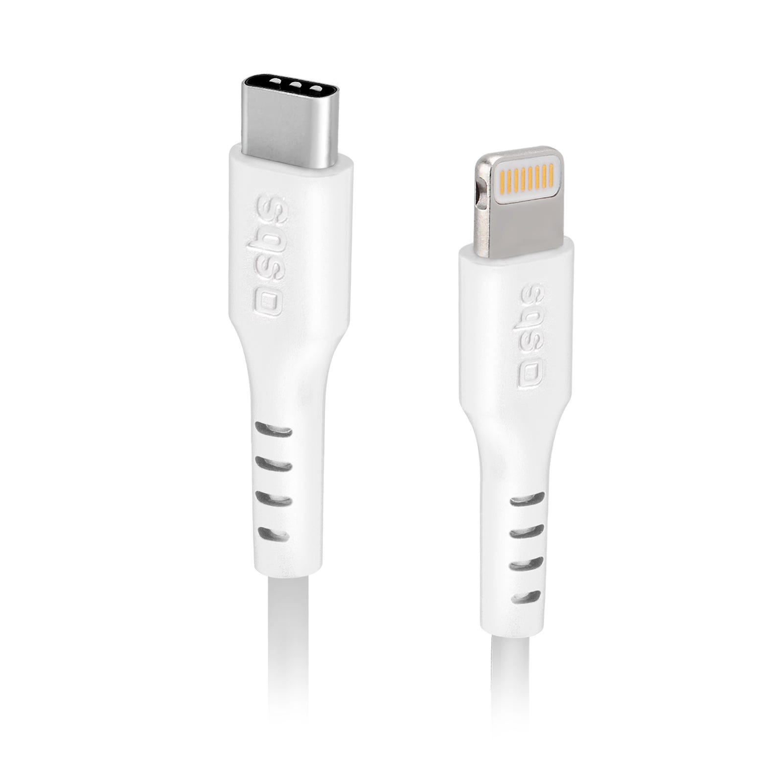 Câble USB-C - Lightning Données et recharge, MFI, 2m- SBS