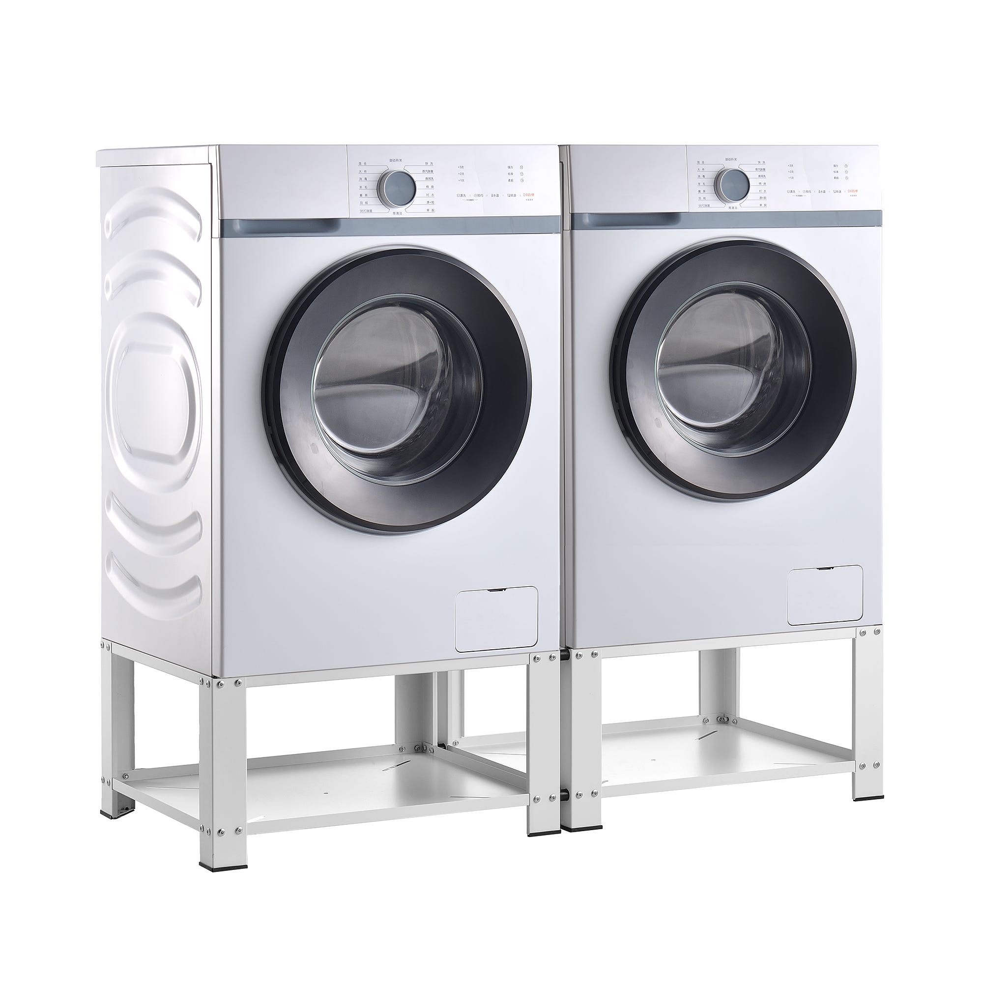 Pedestal para lavadora con estante corredizo (Blanco) - Accesorios Lavadora  / Secadora - Los mejores precios