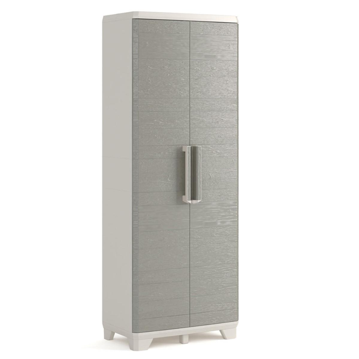 Keter Armoire Wood Grain Utilitaire 68x39x182 cm Leroy Merlin