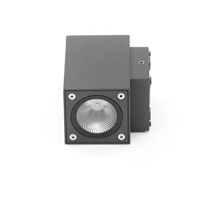 Applique Ordi LED - Anthracite - 9W - Avec ampoule - Détecteur de