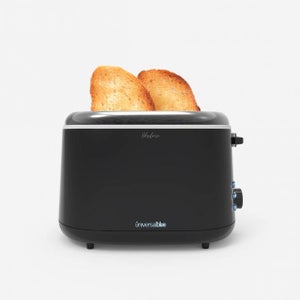 Griglia per pane orizzontale con 7 livelli di bruciatura, timer e display a  LED, 600 W