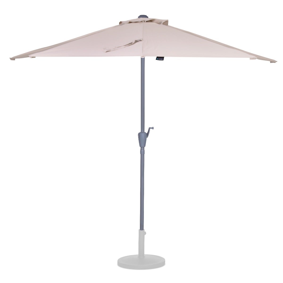 Parasol Demi semi-circulaire avec socle, UV50+ ⋆ Lehner Versand