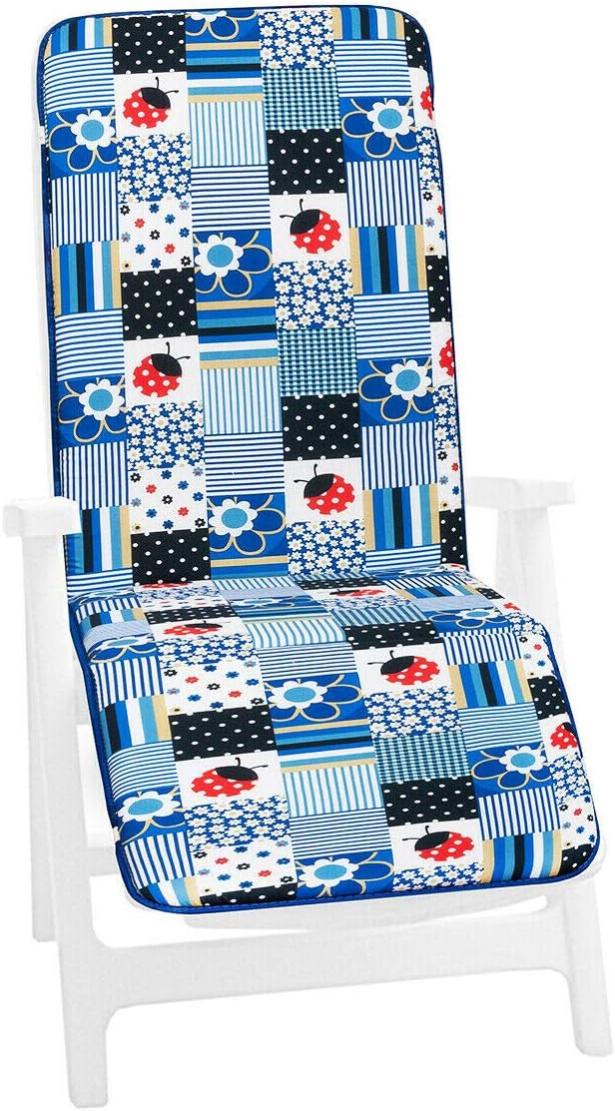 4x Cuscino Blu Seduta 42a X 42b X 3h