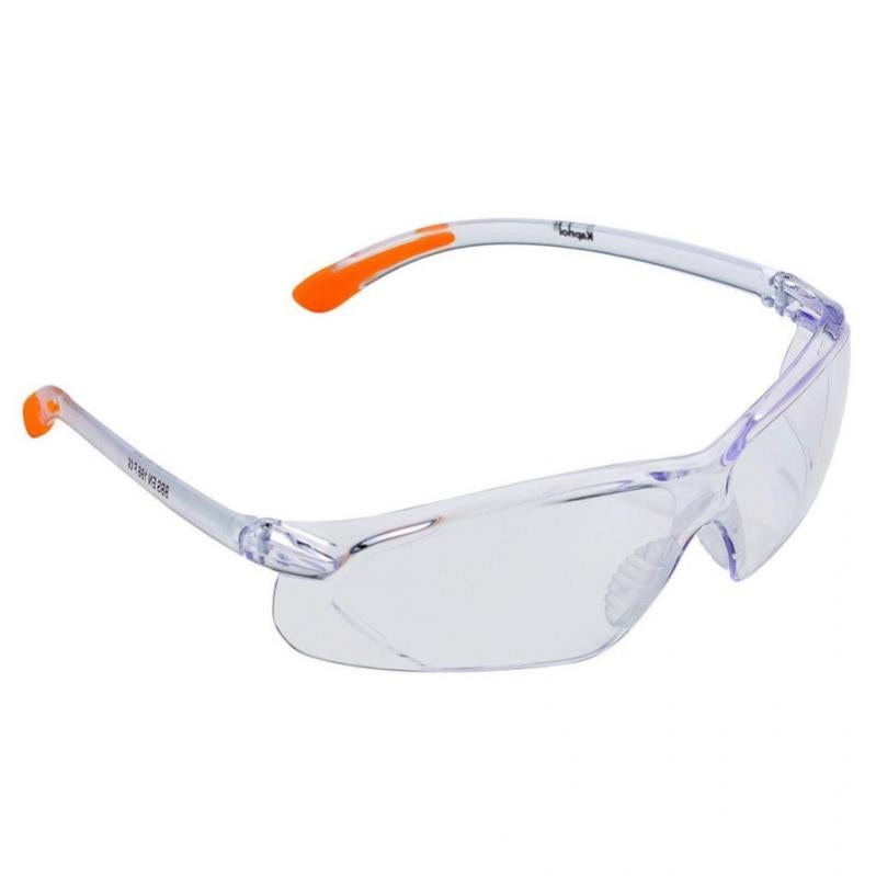 DESIGN - Occhiali da sole squadrati medi senza bordo con decoro sulle stanghette, colore