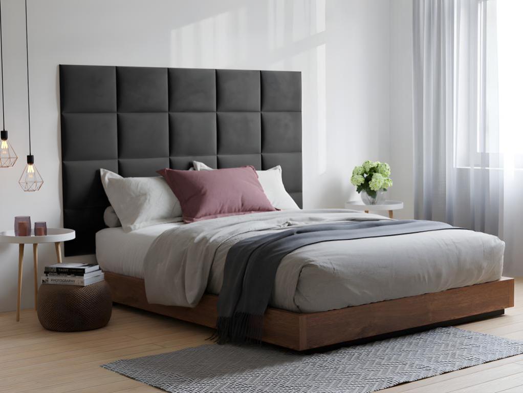 Panneaux Muraux Tête De Lit - 200 Cm - Velours