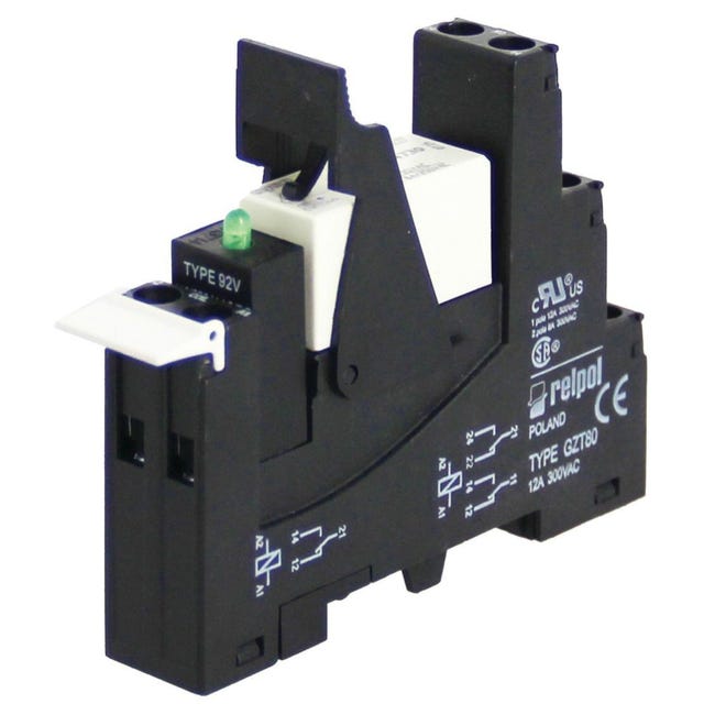 Module relais 230V AC 2RT 5A - CABUR - XCM2A230 | Leroy Merlin