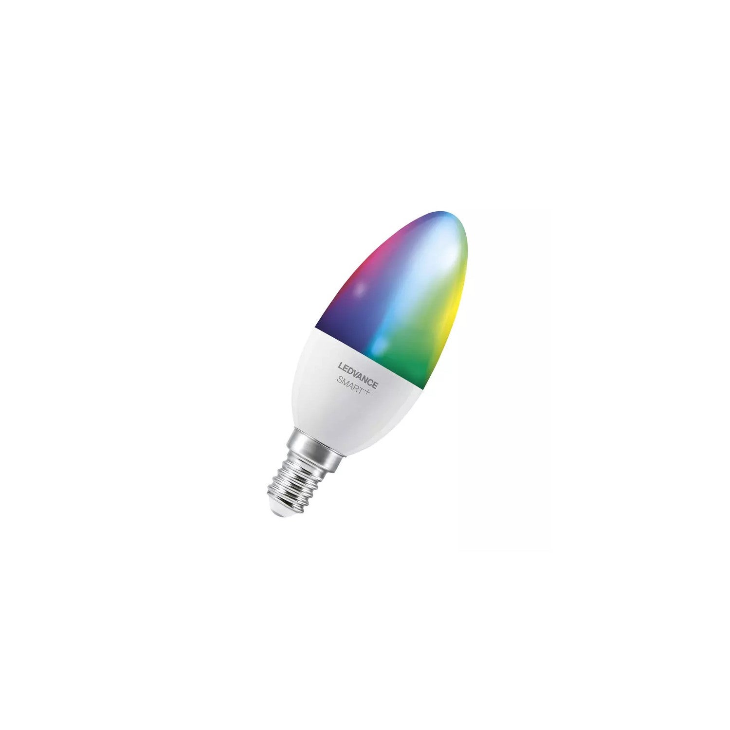 Ledvance lámpara led - e14 - rgbw - 2700…6500 k - 5 w - reemplaza las lámparas incandescentes 40w - smart+ wifi candle multicolour