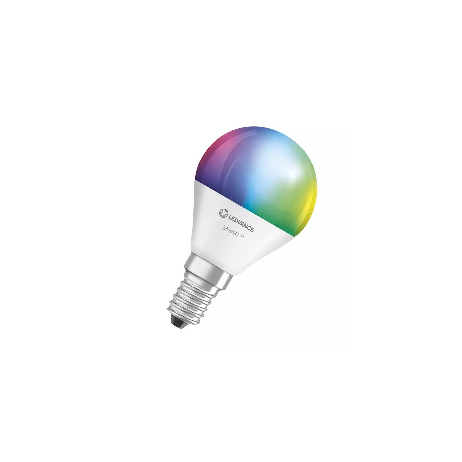 LEDVANCE Lampada LED - E14 - RGBW - 2700…6500 K - 5 W - Sostituisce lampade  ad incandescenza 40W - opaca - SMART+ WiFi Mini Bulb Multicolour