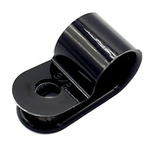 15-19mm Collier de serrage avec revêtement en caoutchouc noir