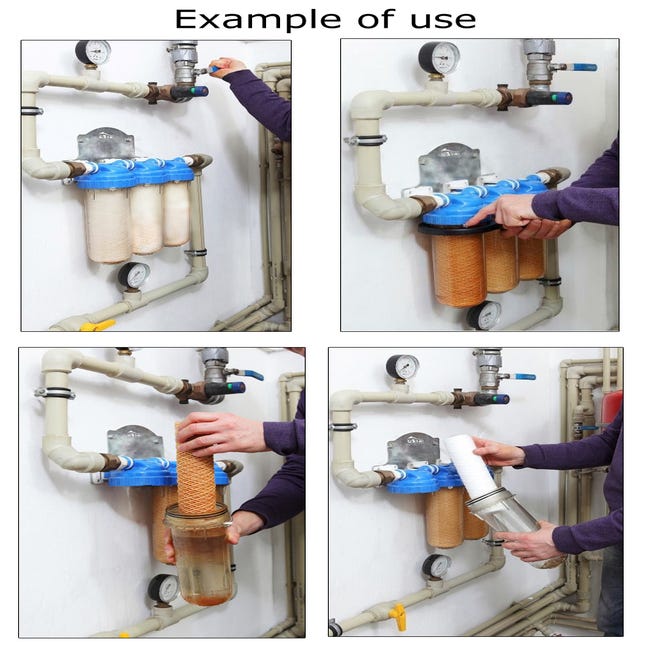 Ablandador cartucho de filtro antical agua potable suave evita escalado