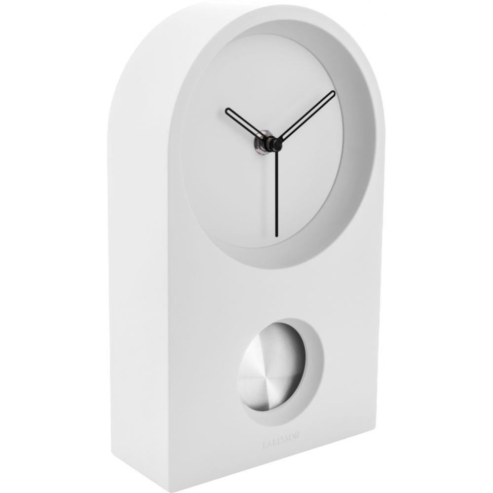 Horloge à poser en silicone Taut blanc Karlsson Leroy Merlin