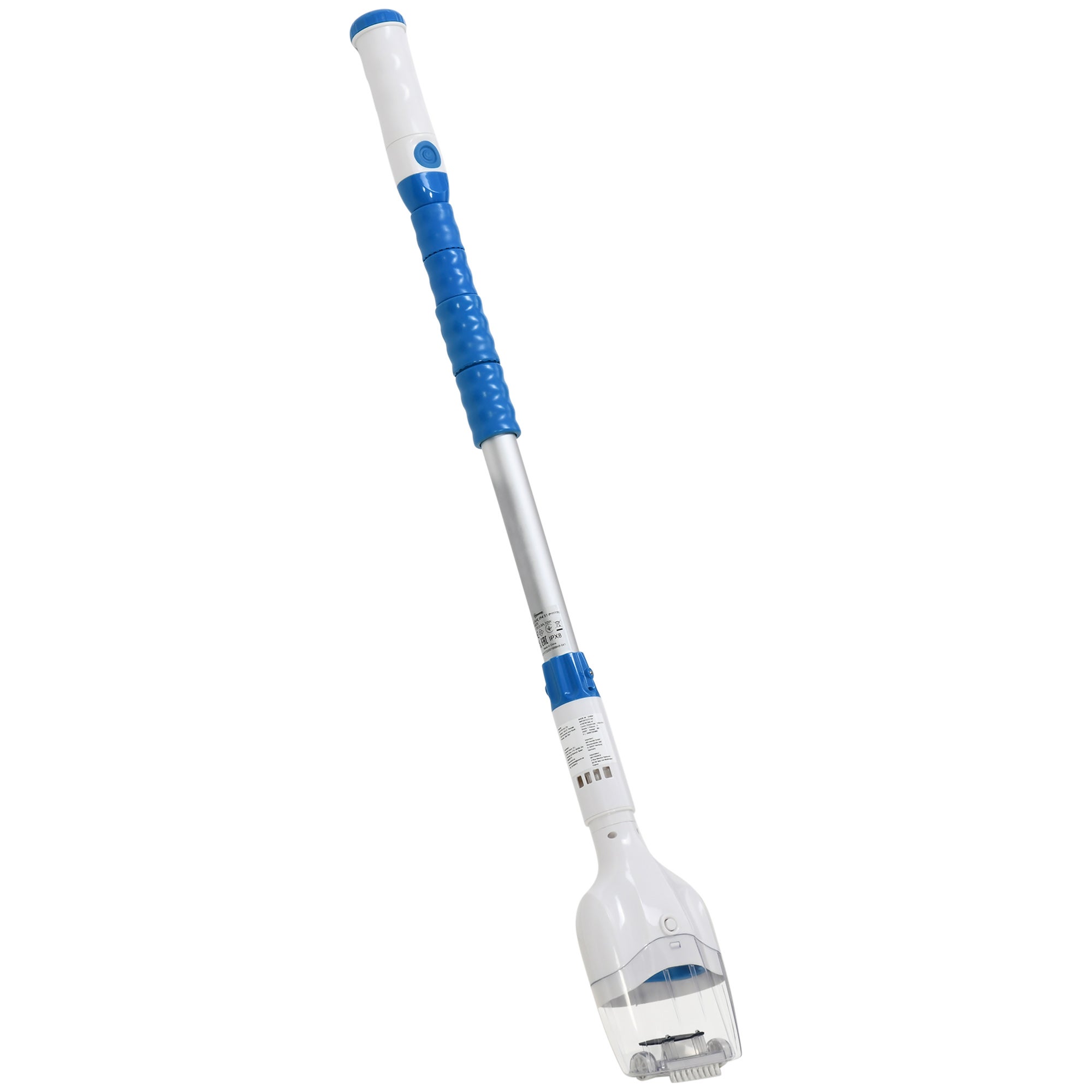 Aspirateur balai électrique sans fil piscine spa avec accessoires bleu