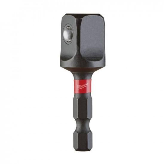 Adaptateur Shockwave Hex 1/4 Vers 1/2 Milwaukee - Pour Perceuses Et Visseuses