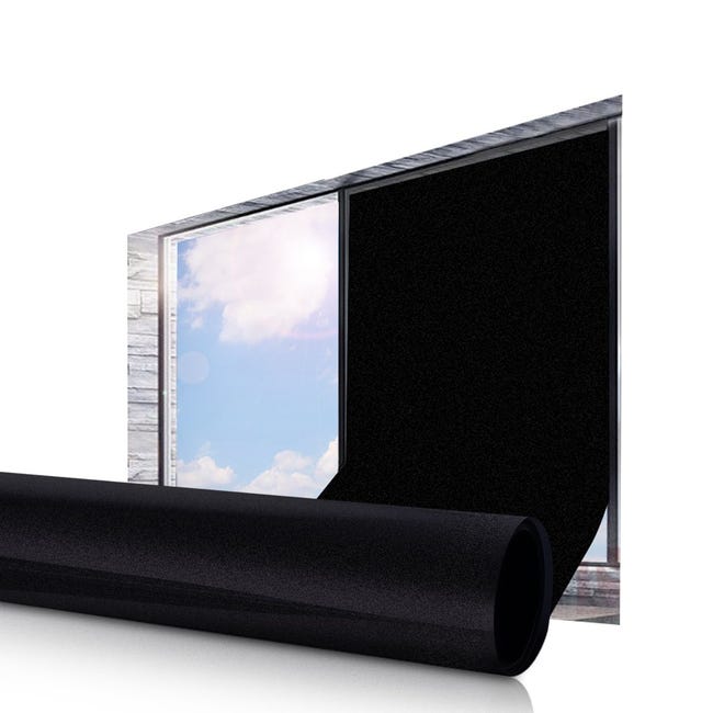 Película para ventanas resistentes al calor negro 90 x 200 cm Leroy