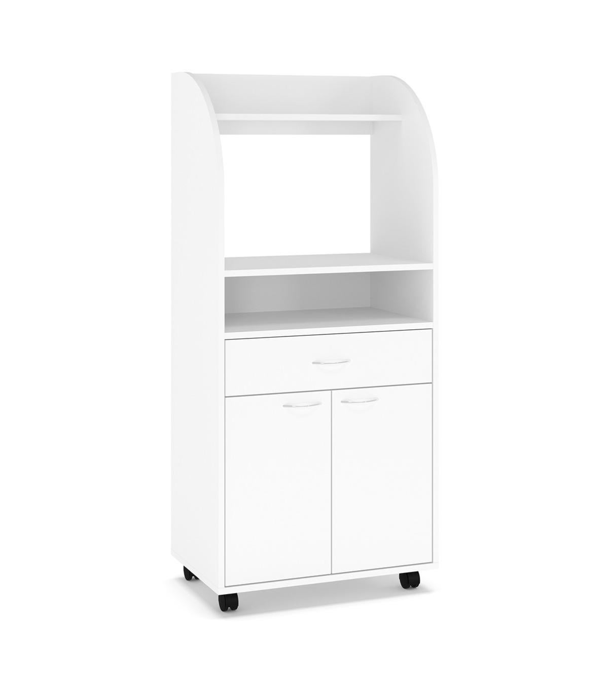 Meuble de Rangement Cuisine 2 Portes 1 Tiroir 1 Niche Cooky Leroy