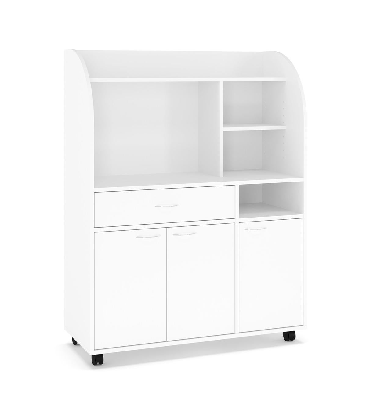 Meuble de Rangement Cuisine 3 Portes 1 Tiroir 4 Niches Cooky Leroy Merlin