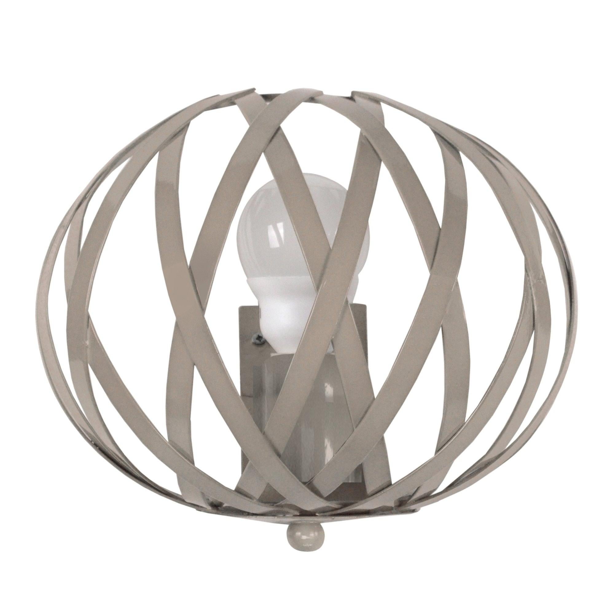 Deco 79 Ciotola In Vetro Con Supporto In Metallo – Dimensioni 48,3 Cm L X 17,8 Cm A – Oggetto Decorativo Per Casa E Outdoor - 3