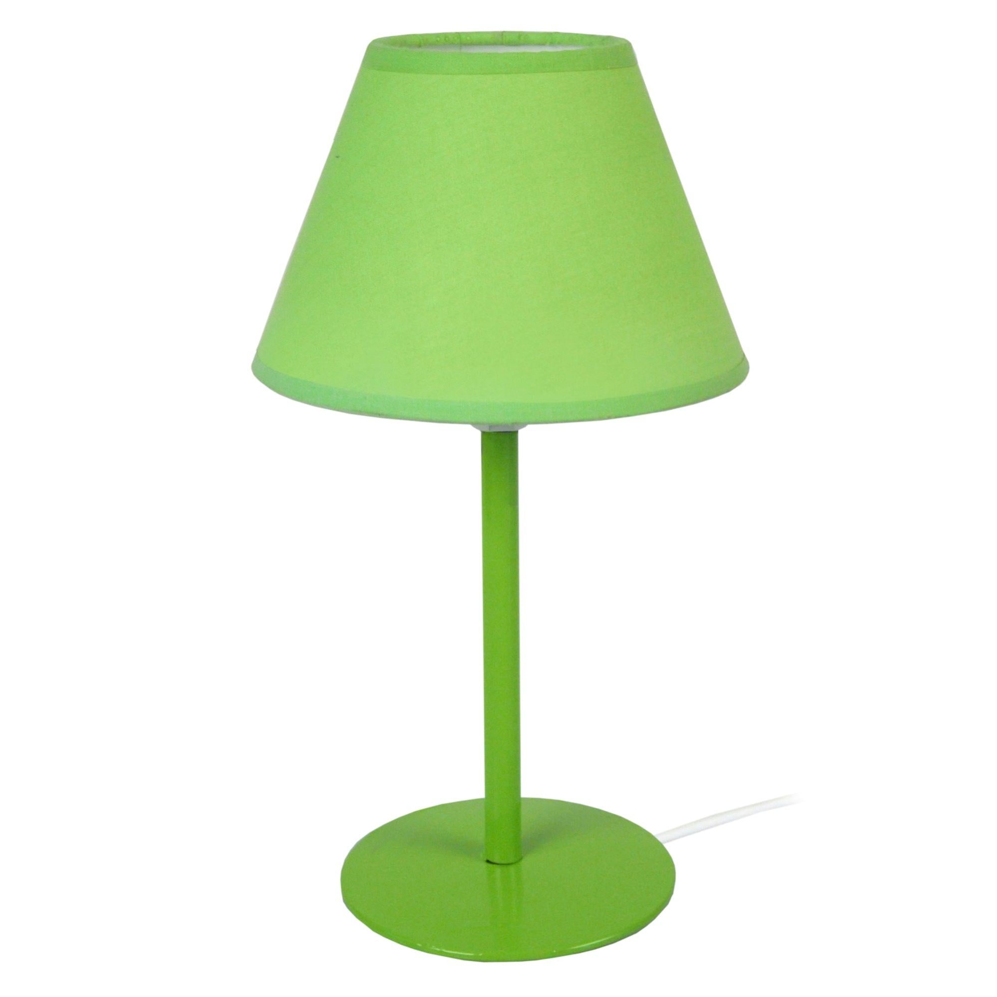 Lampe a poser TOSEL KUNAGI tissu vert D 18 x H 39 cm | Leroy Merlin