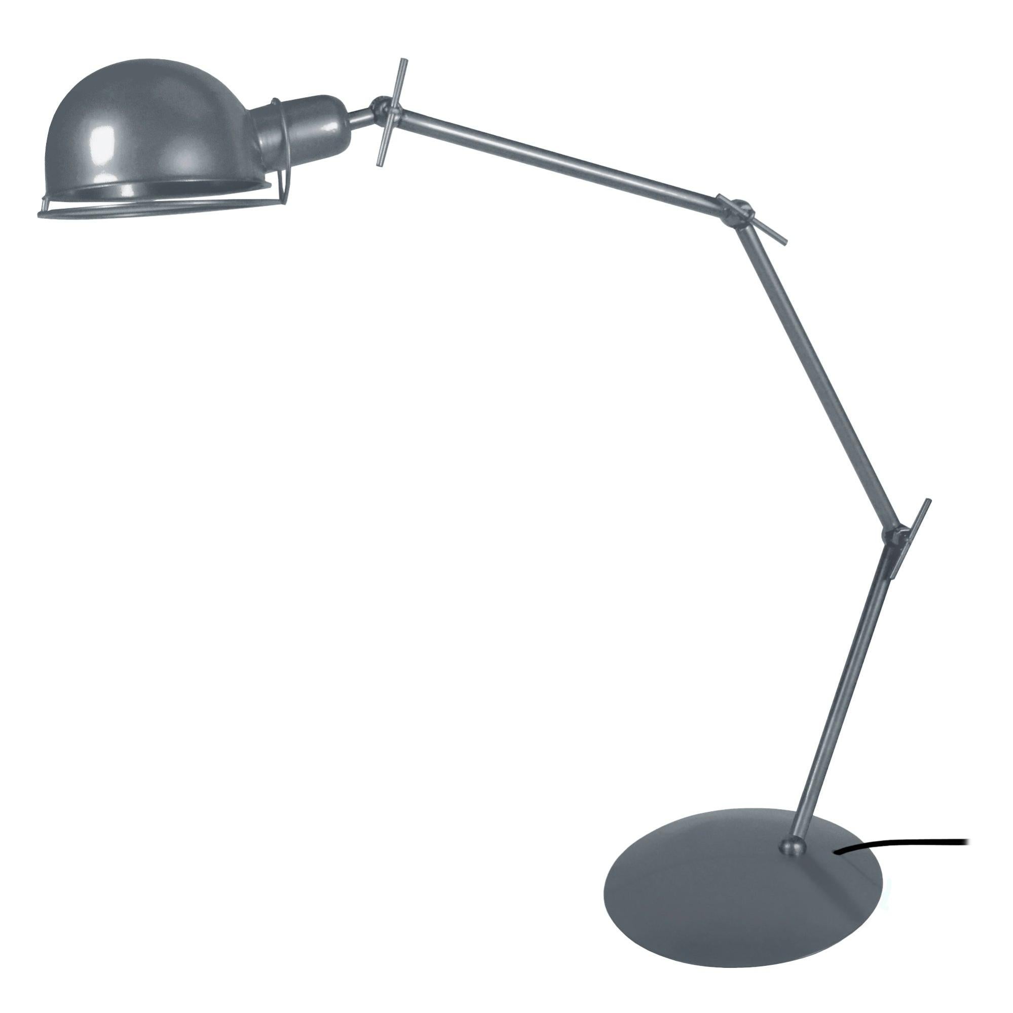 DUBLIN - Lampe de bureau articulé métal aluminium | Leroy Merlin