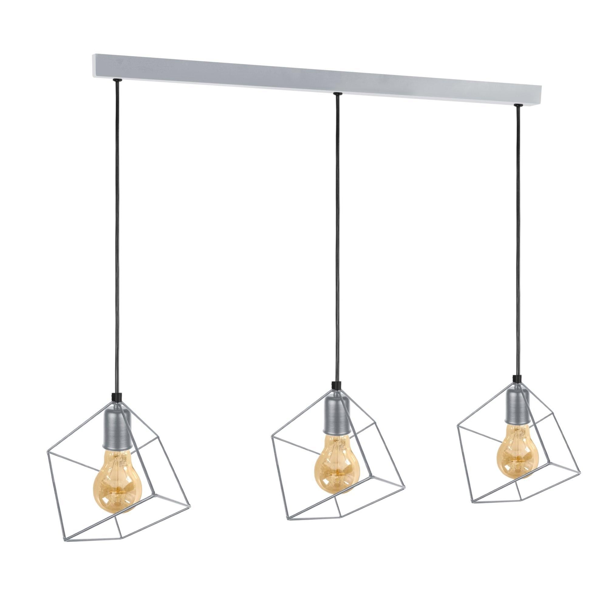 Plafoniera LED Quadrata A Soffitto 12W | Luce Bianca 6000K 1000lm | In Acciaio Inox, Installazione A Superficie O Incasso